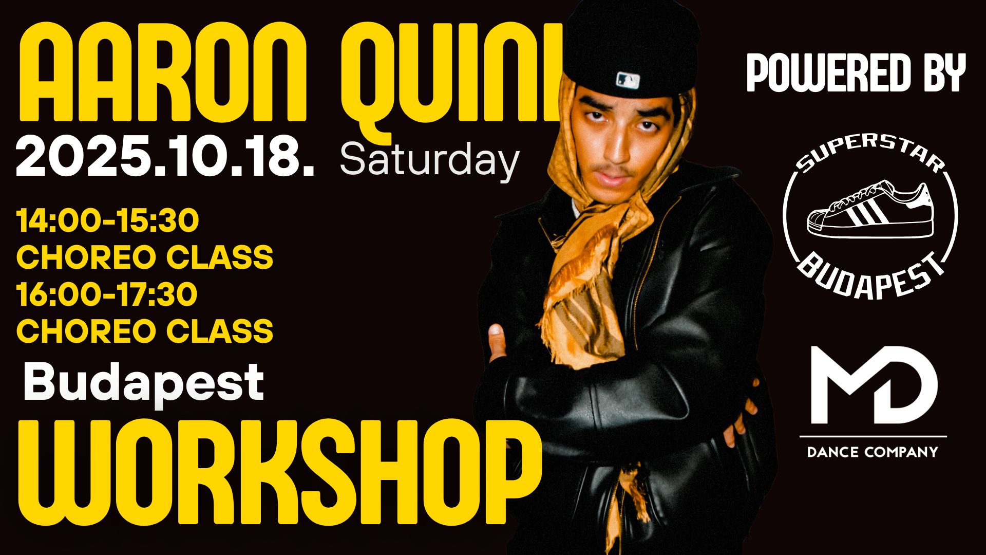 Aaron Quini (US) Workshop – Most Először Budapesten!