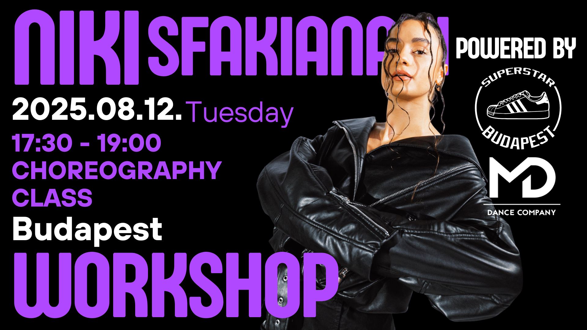 NIKI SFAKIANAKI WORKSHOP – ELŐSZÖR BUDAPESTEN!